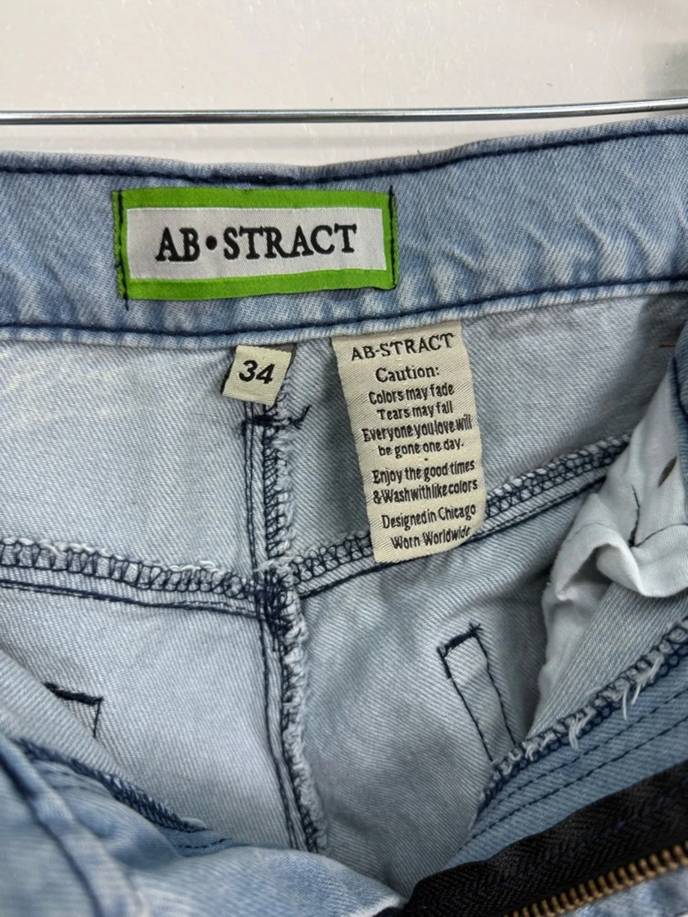 Embroidered Graphics Relaxed-fit Decor Patches Streetwear Artistic Jeans 34x30